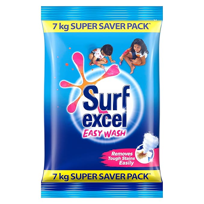 Surf Excel Easy Wash Detergent Powder7 kg | Suitable for all Washing Machines